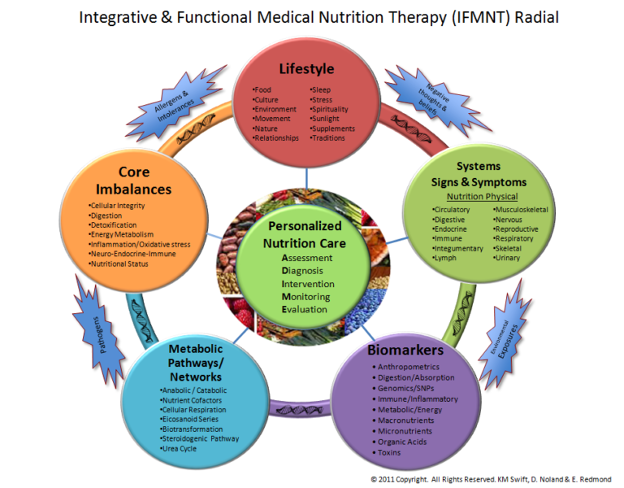 Integrative & Functional Medical Nutrition Therapy (IFMNT) Radial